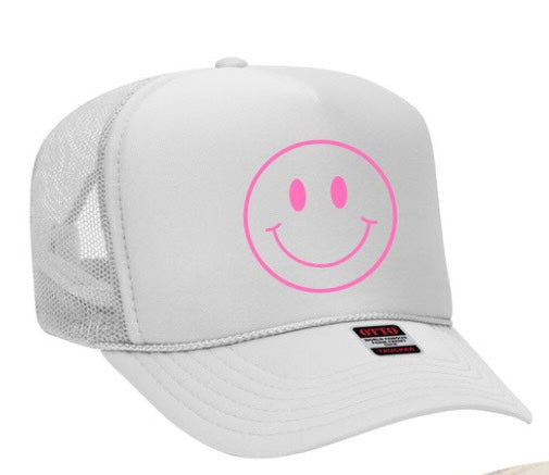 ‘Smiley Trucker Hat’ embroidered