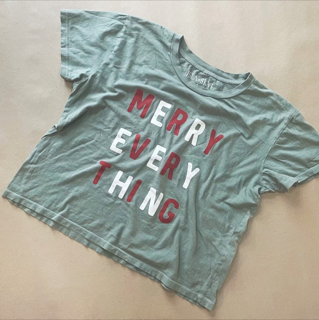 Merry Everything Boxy Tee | Adult