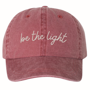 "BE THE LIGHT" hat extras