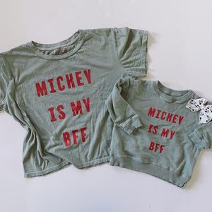 Holiday Mickey is My BFF Tee | Adult